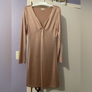 Giani bini rose gold dress